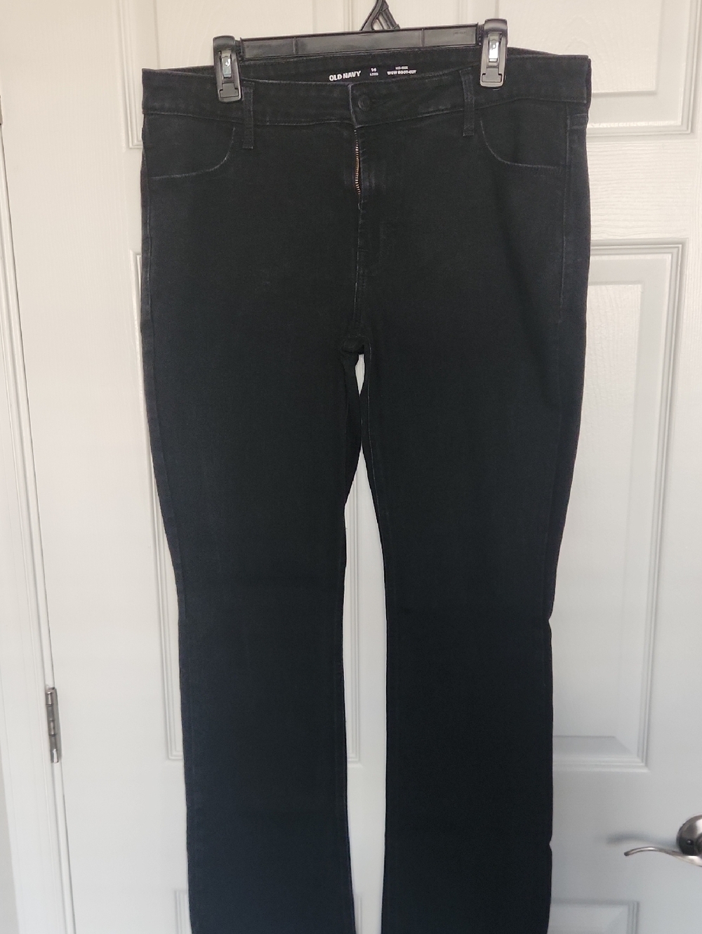 Old Navy Black Boot-Cut Jeans
